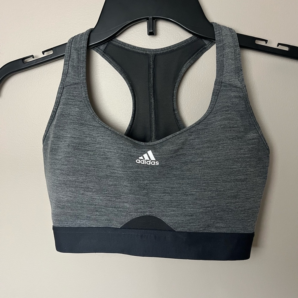 Adidas Women's Gray Sports Bra